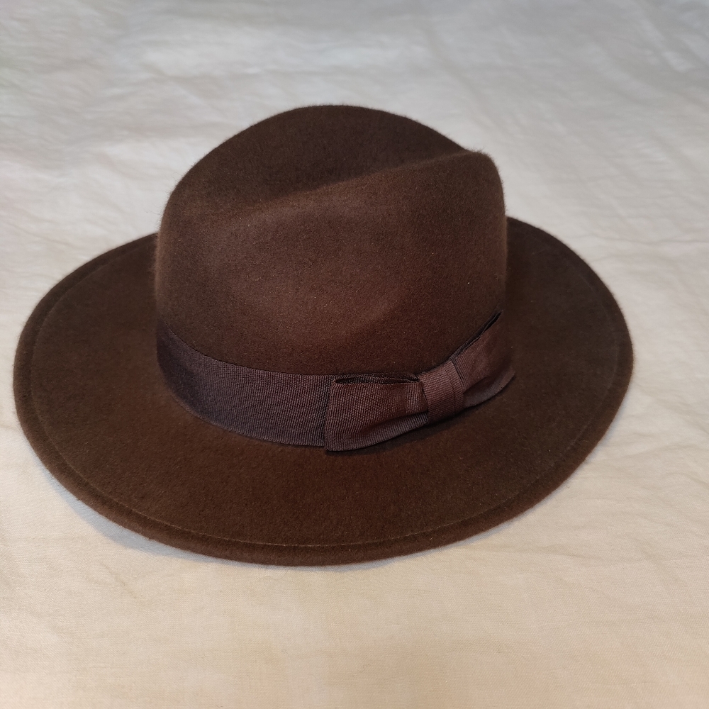 Wool fedora hat